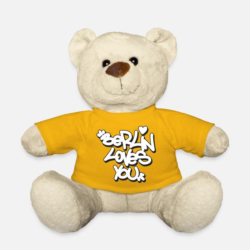 BLY - Berlin loves you - Tag - Teddy - Sonnengelb