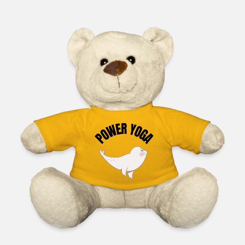 Power Yoga Seal - Nounours - jaune soleil
