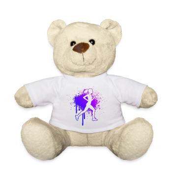Marathonlaufen Geschenkidee für die Laufsportlerin - Teddy - Sonnengelb - Vorne