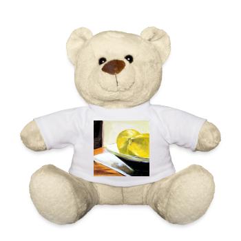 still life lemon painting art yellow canvas oil - Teddy Bear - sun yellow - Front