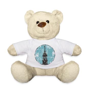 Hamburg Michel (Vintage/Hellblau) - Teddy - Sonnengelb - Vorne