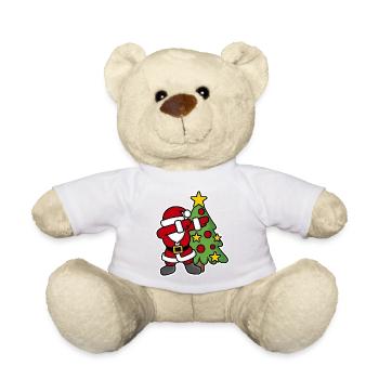 Dabbin' around the Christmas tree - Nounours - jaune soleil - Devant