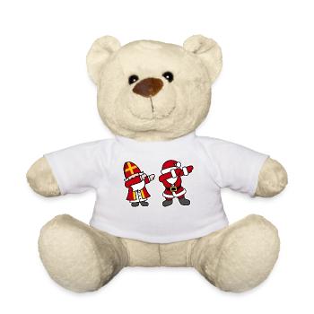 Sinterklaas en Kerstman dab dabbing - Nounours -  - Devant