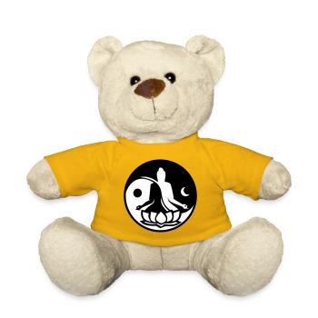Yin and Yang - Teddy Bear - sun yellow - Front