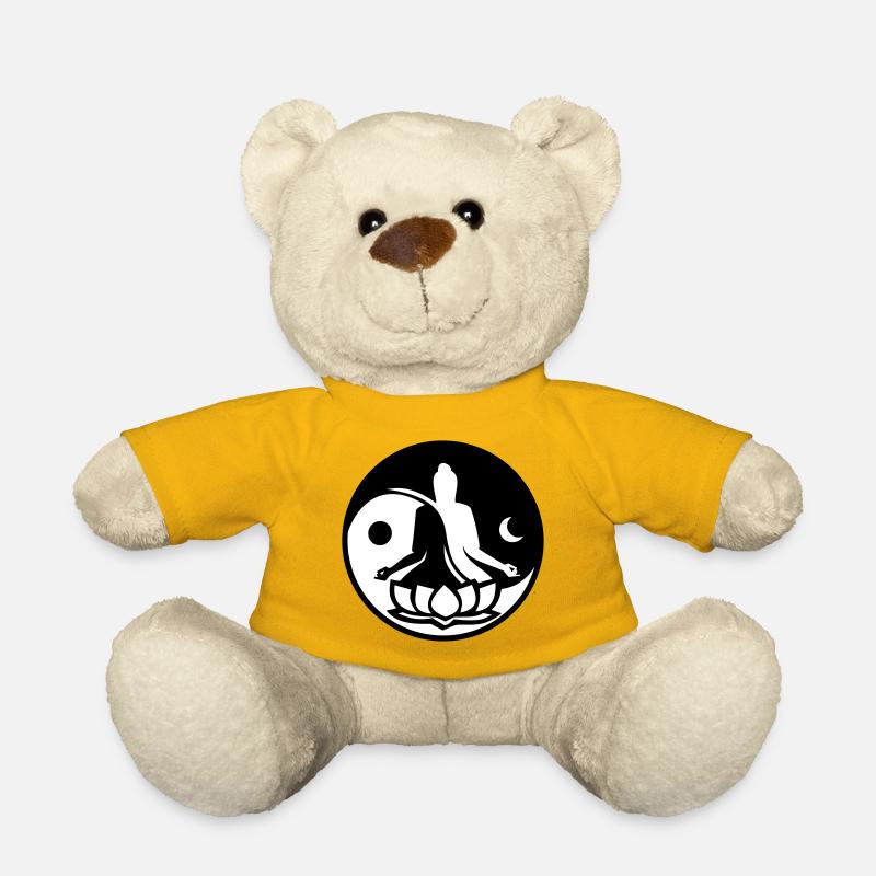 Yin und Yang - Teddy - Sonnengelb