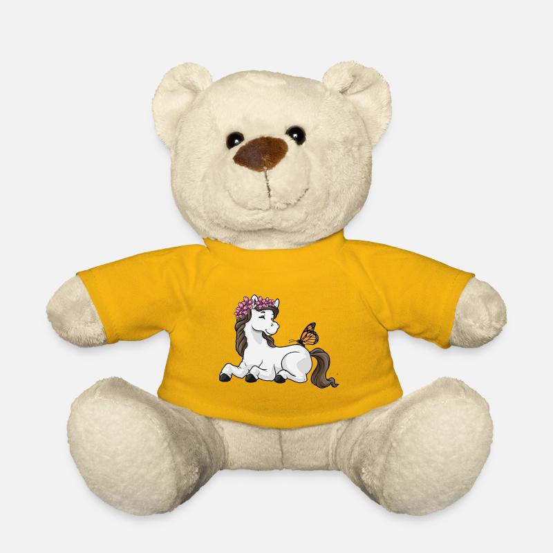 Pferd Blumenkranz - Teddy - Sonnengelb