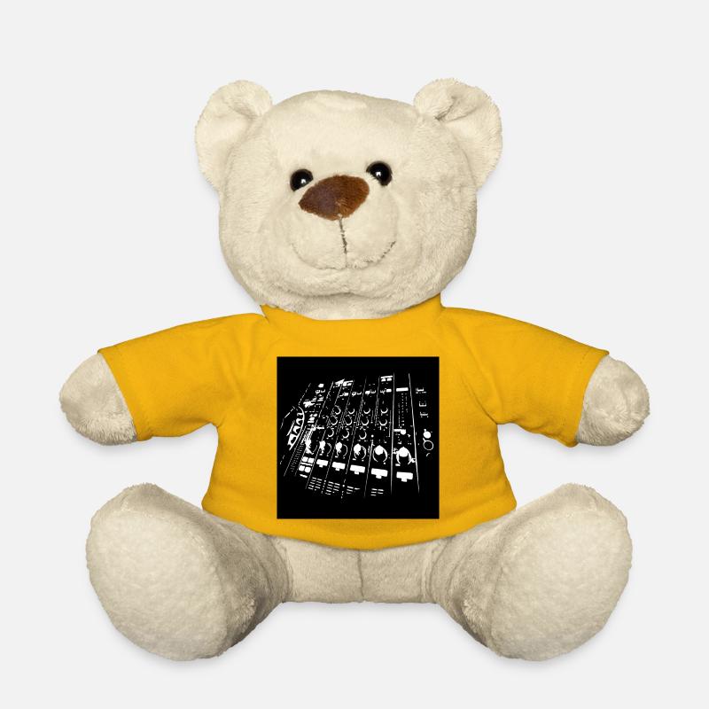 DJ Gesichtsmaske - Teddy - Sonnengelb