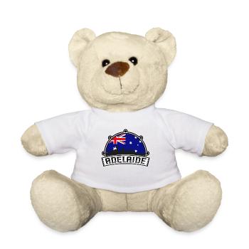 Adelaide Australien Skyline Travel Souvenir Austral - Teddy - Sonnengelb - Vorne
