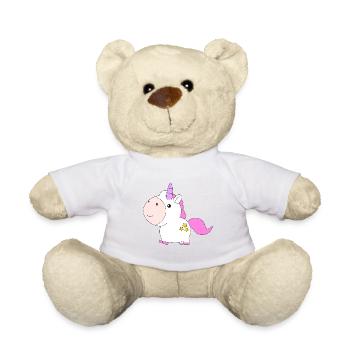 Licorne licorne - Nounours - jaune soleil - Devant