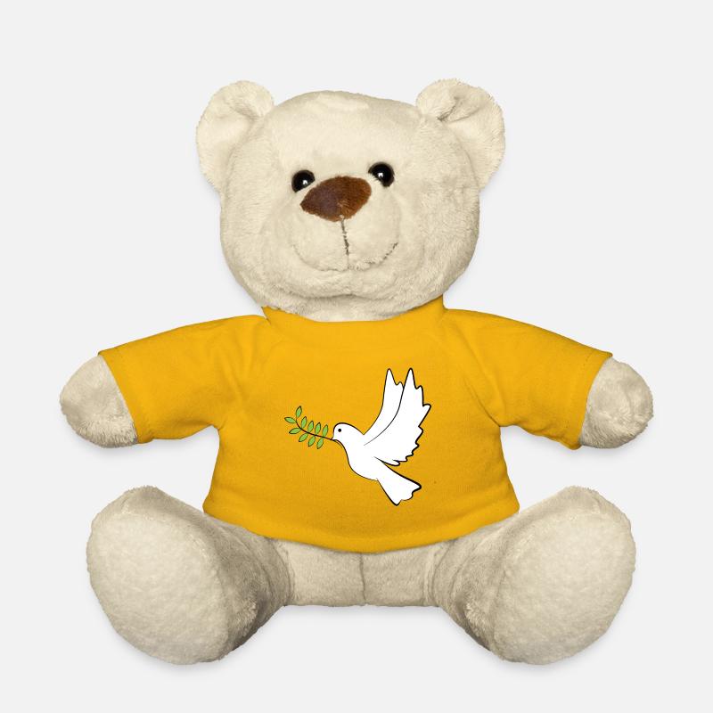 Friedenstaube - Teddy - Sonnengelb