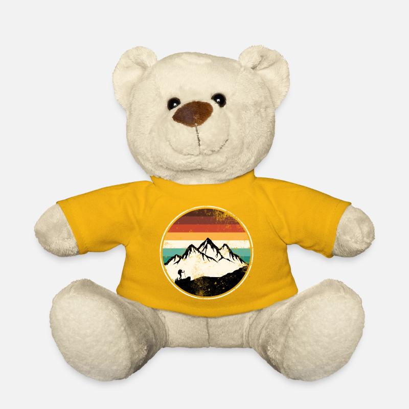 Retro Peak Trail Circle - Teddy - Sonnengelb