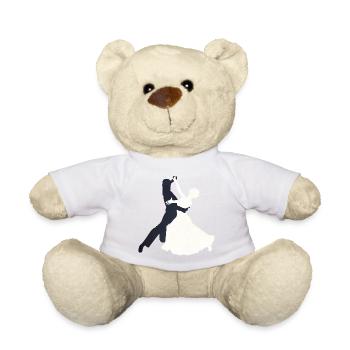 Elegant Waltz Dance Motif - Teddy Bear - sun yellow - Front