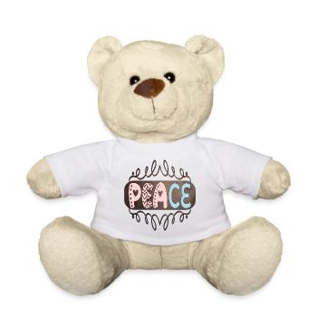 Peace - Teddy Bear - sun yellow - Front
