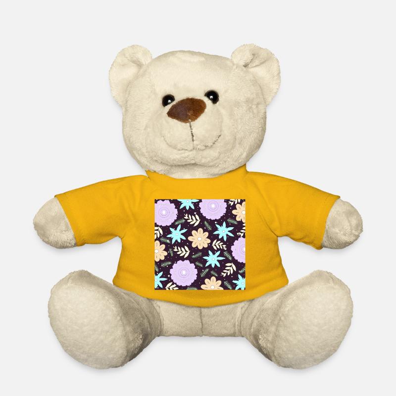 all over prints mit blumen, pastell blumenmuster - Teddy - Sonnengelb