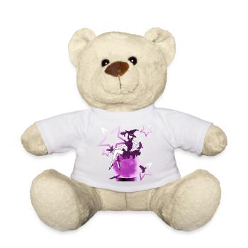 kristallkugel, hexen Design, sternmuster, Outlines - Teddy - Sonnengelb - Vorne