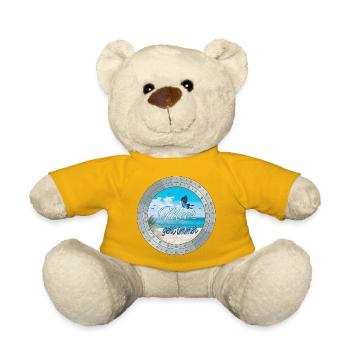 Meer geht immer – Strandlook - Teddy - Sonnengelb - Vorne
