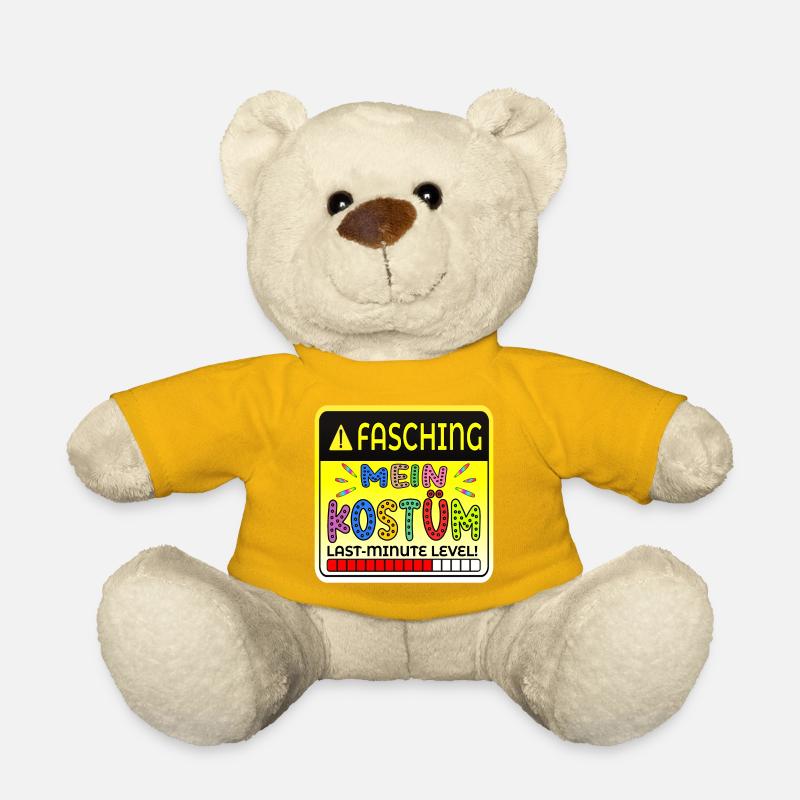 LAST MINUTE KOSTÜM - FASCHING VERKLEIDUNG - Teddy - Sonnengelb