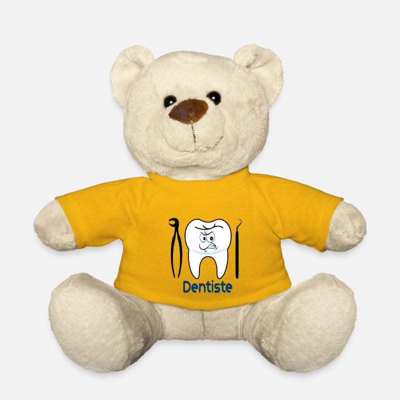 Dentiste - Nounours - jaune soleil
