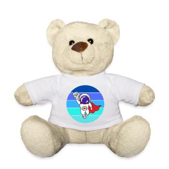 space, galaxie, astronaute - Nounours - jaune soleil - Devant