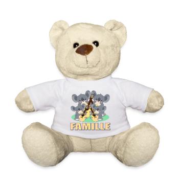 Famille de paresseux - Guitariste MUSIQUE - GUITAR - Nounours - jaune soleil - Devant