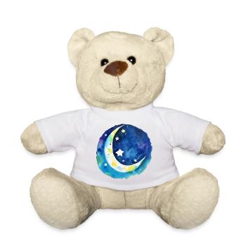Mond und Sterne - Teddy - Sonnengelb - Vorne