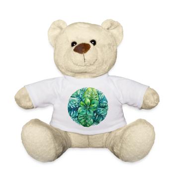 Monstera Mandala - Teddy Bear - sun yellow - Front