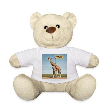Giraffe Meme ''Mind your Head'' - Printflow - Teddy - Sonnengelb - Vorne