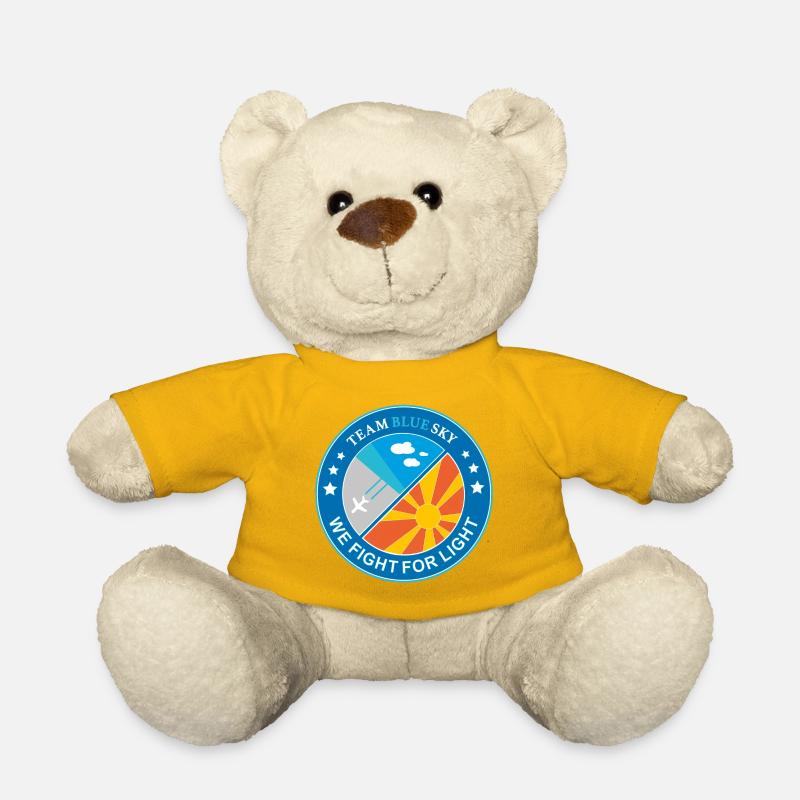 Leichtes Kriegerabzeichen Luft- und Sonnenmissionsemblem - Teddy - Sonnengelb
