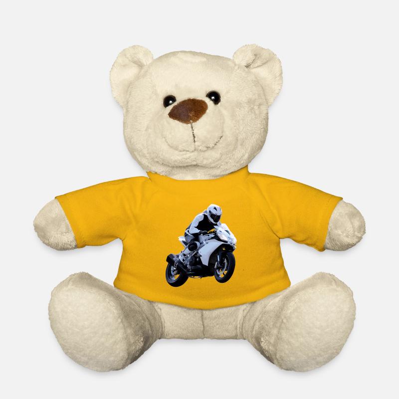 Motorrad - Teddy - Sonnengelb