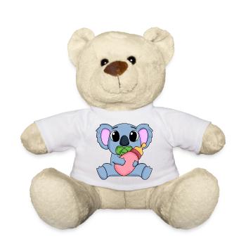 Bébé Koala Motif Koala Ours - Nounours - jaune soleil - Devant