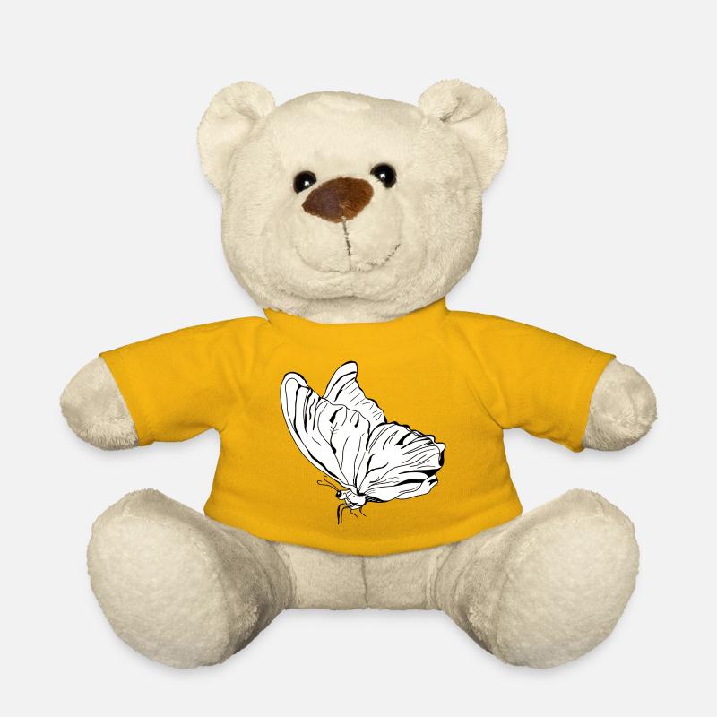 butterfly vecter - Teddy Bear - sun yellow