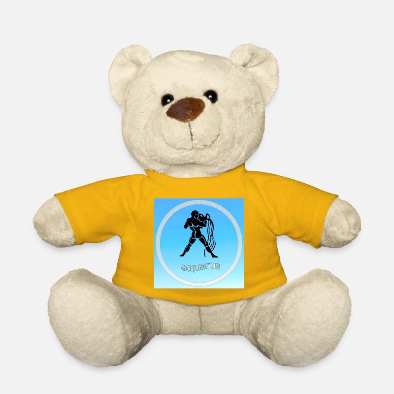 Verseau - Nounours - jaune soleil
