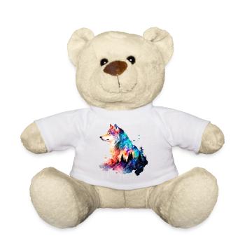 Wolf - Teddy Bear - sun yellow - Front