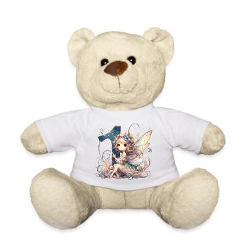 1 an de cadeau d’anniversaire fée elfe - Nounours - jaune soleil - Devant