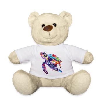 Schildkröte rainbow - Teddy - Sonnengelb - Vorne