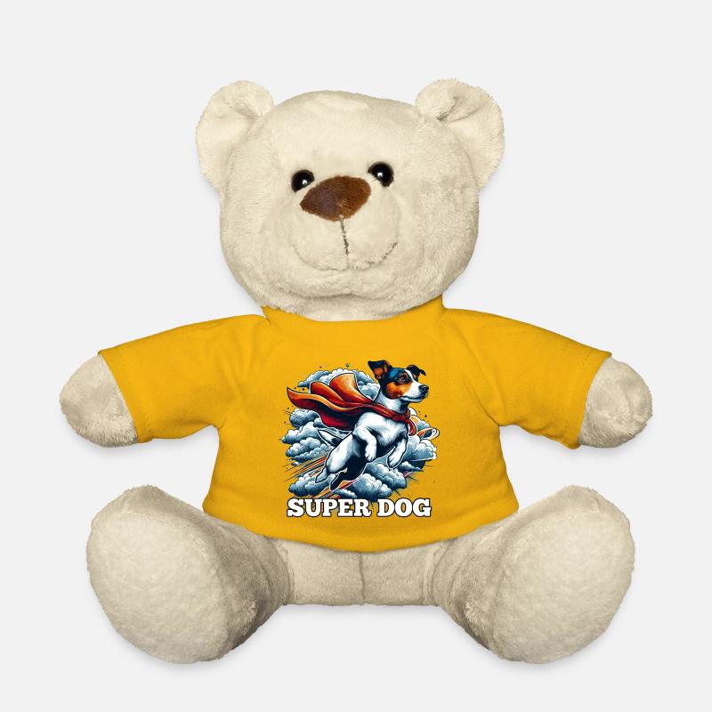 Super Hund Jack Russell Terrier Geschenk - Teddy - Sonnengelb