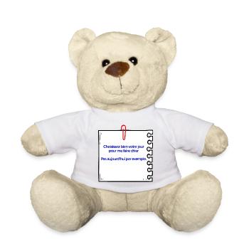 Ne pas me faire chier - Nounours - jaune soleil - Devant