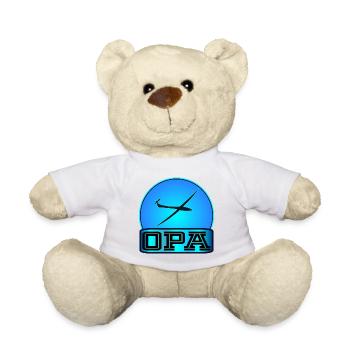 Großpapa werden - SEGELFLUGZEUG OPA - Teddy - Sonnengelb - Vorne