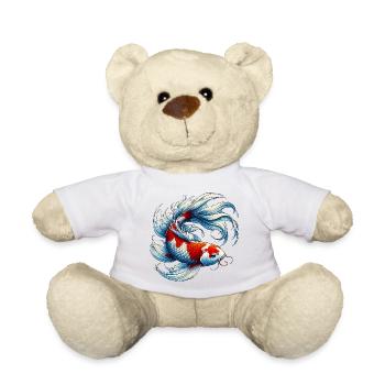 Japanischer japanischer Koi-Karpfenfisch - Teddy - Sonnengelb - Vorne