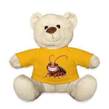 Süße Kakerlake Schabe Comic Cartoon - Teddy - Sonnengelb - Vorne