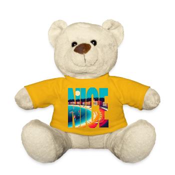 Schöne, farbenfrohe Panoramabilder - Teddy - Sonnengelb - Vorne
