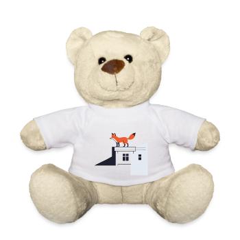 Fox Roost on Rooftop - Teddy Bear - sun yellow - Front
