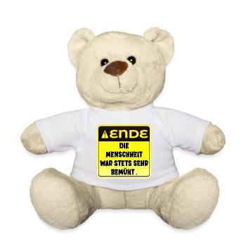 ZEUGNIS - MENSCHHEIT ENDE - Teddy - Sonnengelb - Vorne