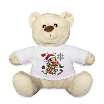 Christmas Gecko Glam - Teddy - Sonnengelb - Vorne