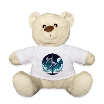 Pole Dance Astronaut Pole Dance Gift - Teddy Bear - sun yellow - Front