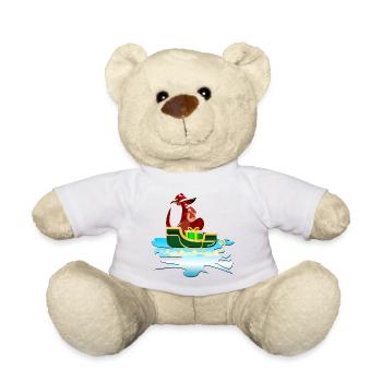 CHRISTMAS KANGAROO SLEIGH - Teddy Bear - sun yellow - Front