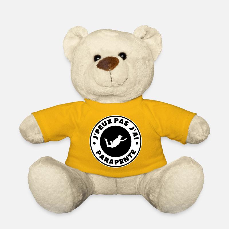Ich kann nicht, ich bin mit dem Gleitschirm geflogen - Teddy - Sonnengelb