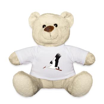 flying stork - Teddy Bear - sun yellow - Front