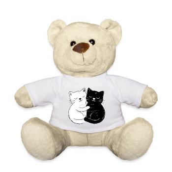 Süße Katzen – schlicht & stilvoll - Teddy - Sonnengelb - Vorne