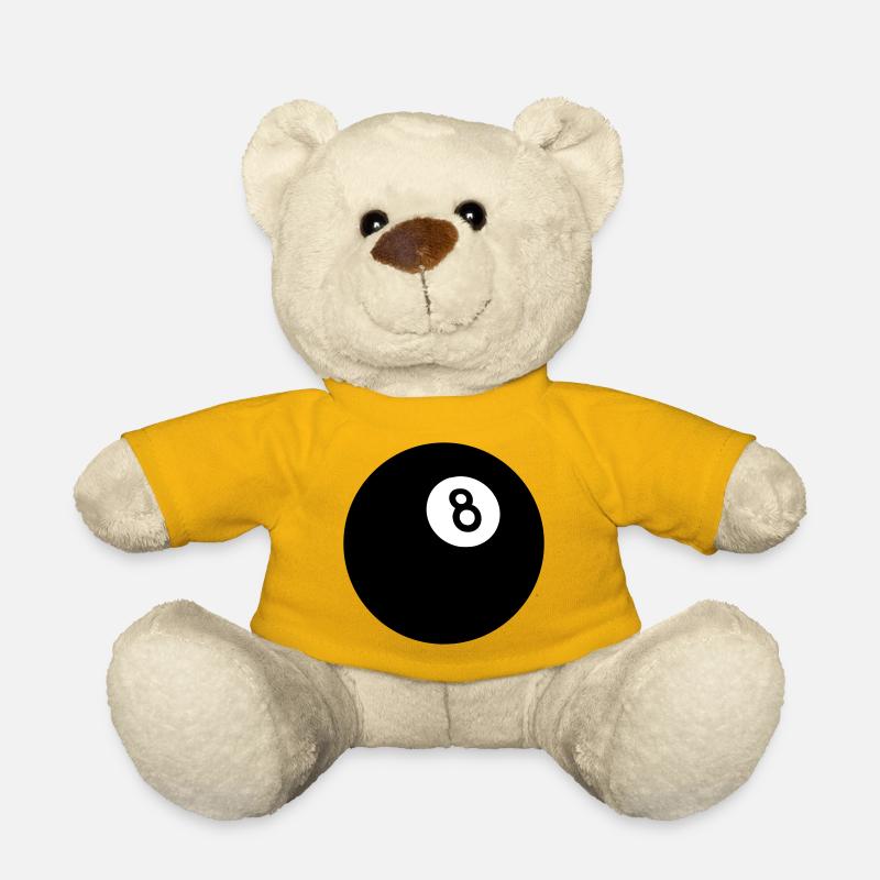 Schwarze Acht - Teddy - Sonnengelb